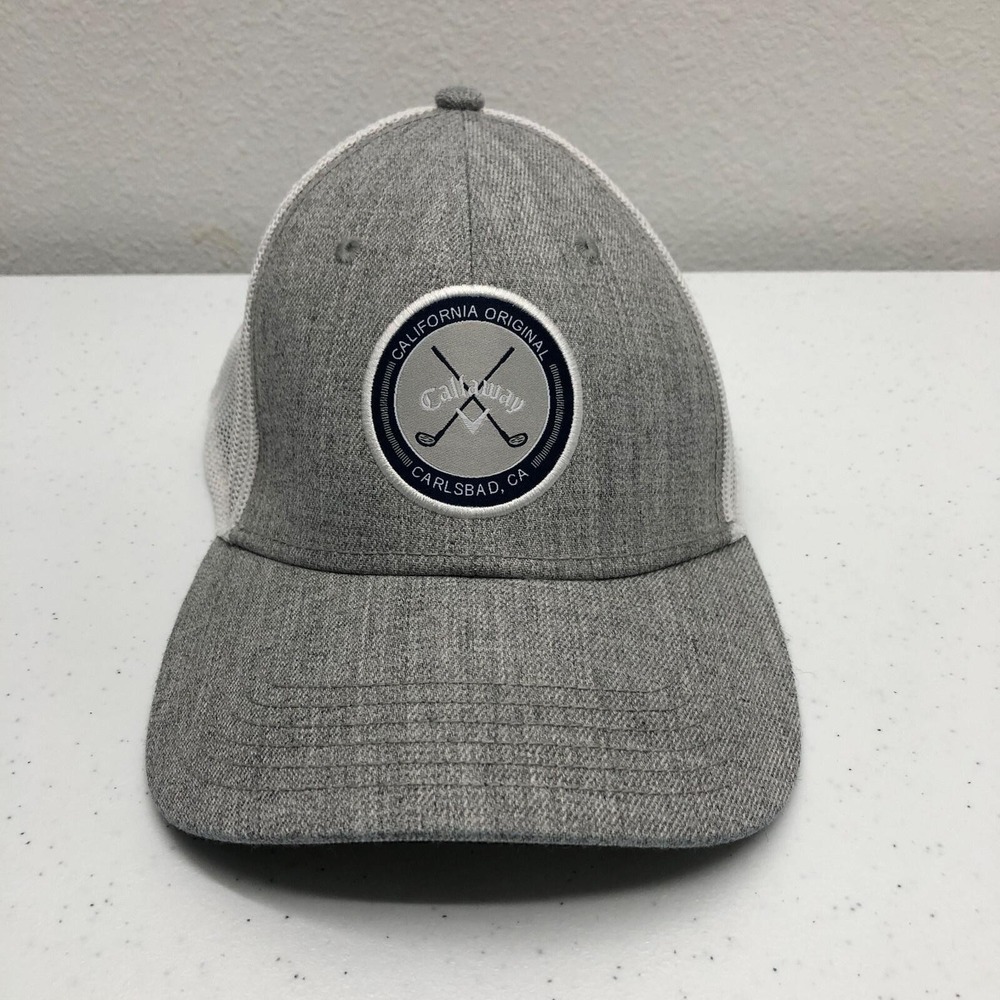 Callaway California Original Hat Cap Snap Back Mens One Size Trucker Gray Golf